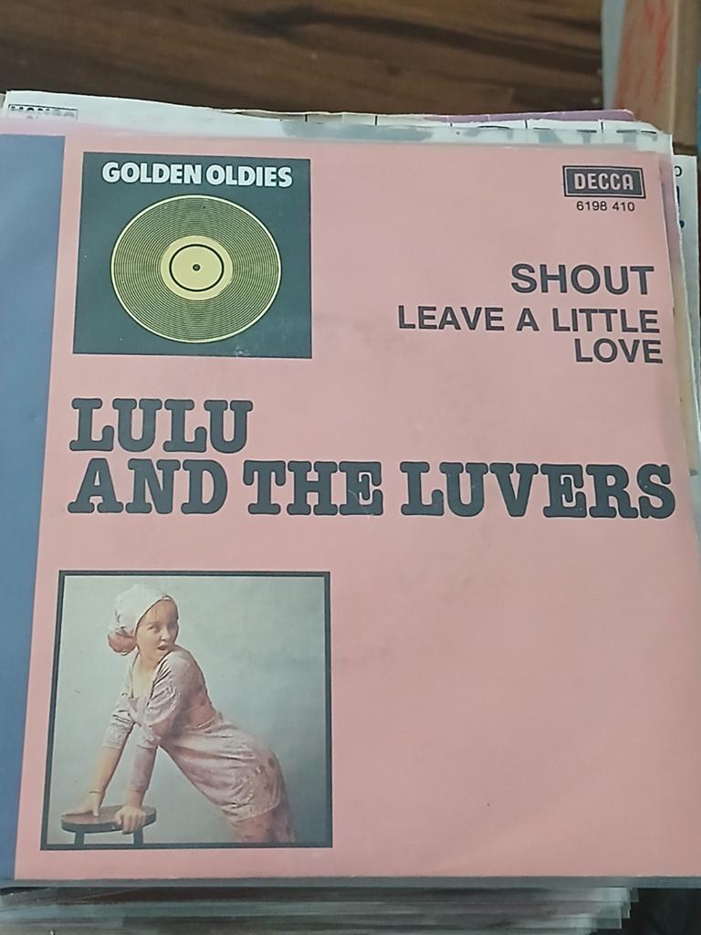 LULU AND THE LUVERS shout /leave a little love GOLDEN OLDIES, Cd's en Dvd's, Vinyl Singles, Ophalen of Verzenden, Zo goed als nieuw