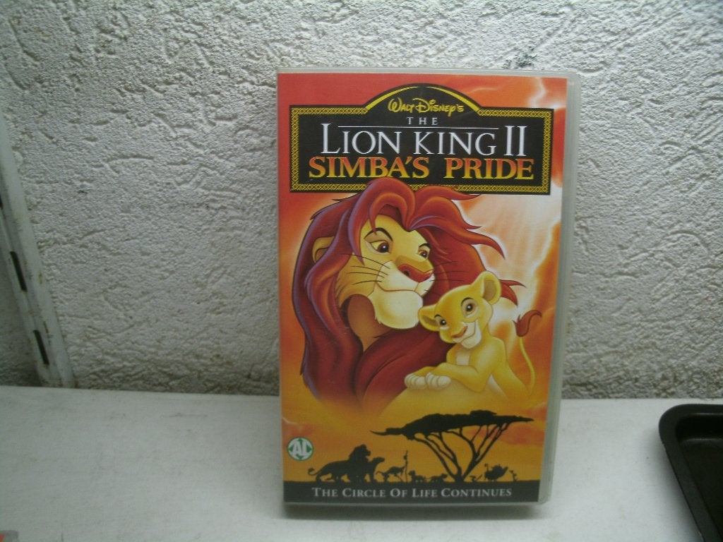 vhs 197a liom king 2 simba's pride ned ondert, Cd's en Dvd's, VHS | Kinderen en Jeugd, Vanaf 16 jaar, Ophalen of Verzenden, Zo goed als nieuw
