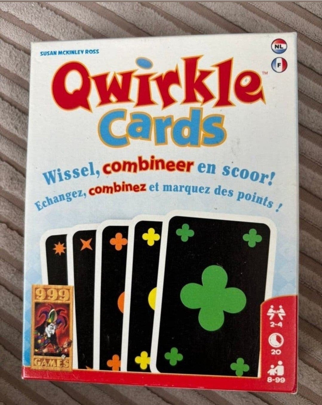 Qwirkle Cards 999 Games, Ophalen of Verzenden, Nieuw