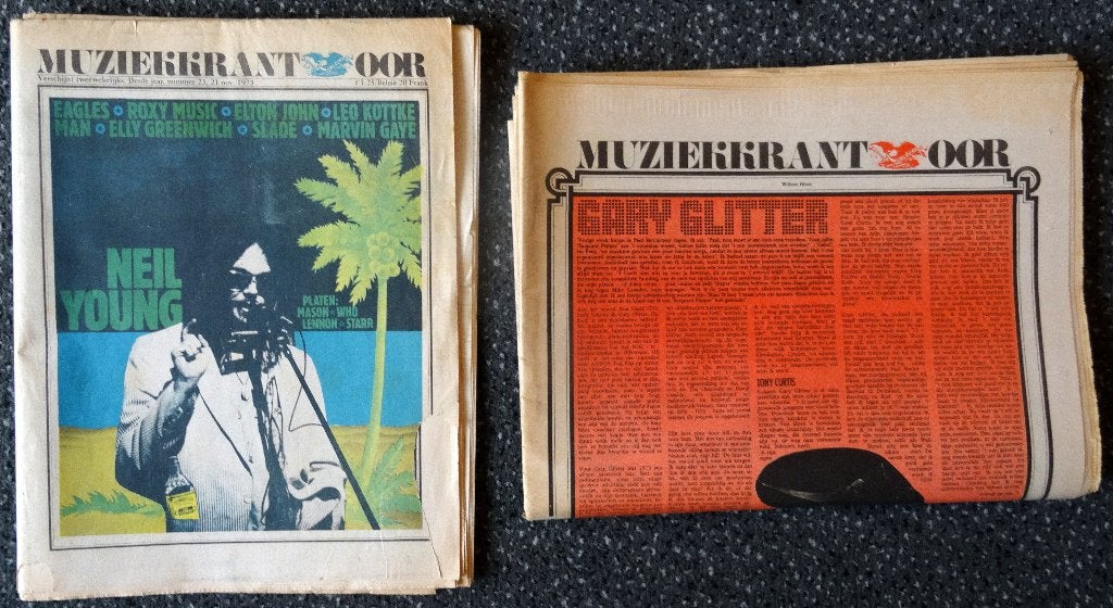 Muziekkrant Oor 1973, 2 exemplaren, bieden vanaf € 5,00, Gelezen, Artiest, Diverse auteurs, Ophalen of Verzenden