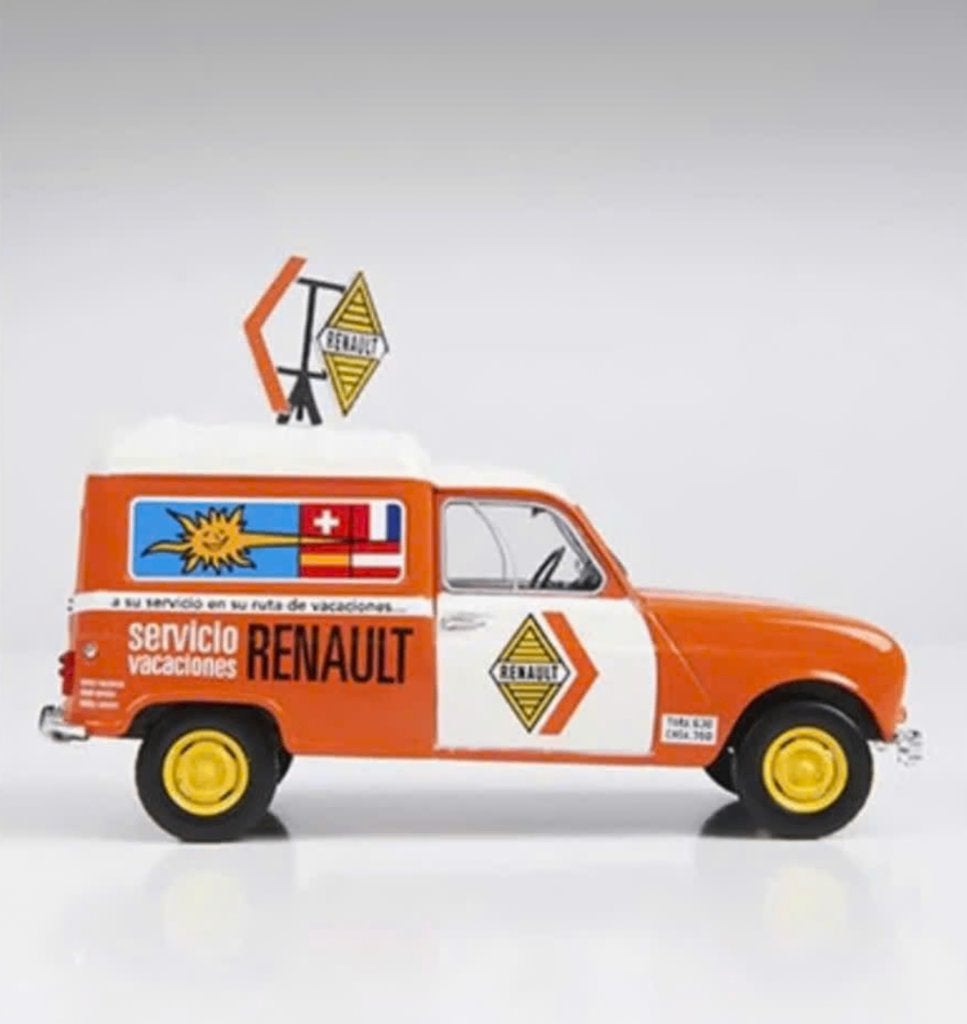 Renault 4 F Bestel Spaanse pech assistentie schaal 1/24, Verzenden, Nieuw, Auto, Bburago
