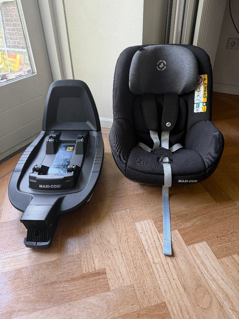 Maxi cosi set Pearl Smart i-Size autostoel + FamilyFix2 base, Kinderen en Baby's, Autostoeltjes, Ophalen, Verstelbare rugleuning