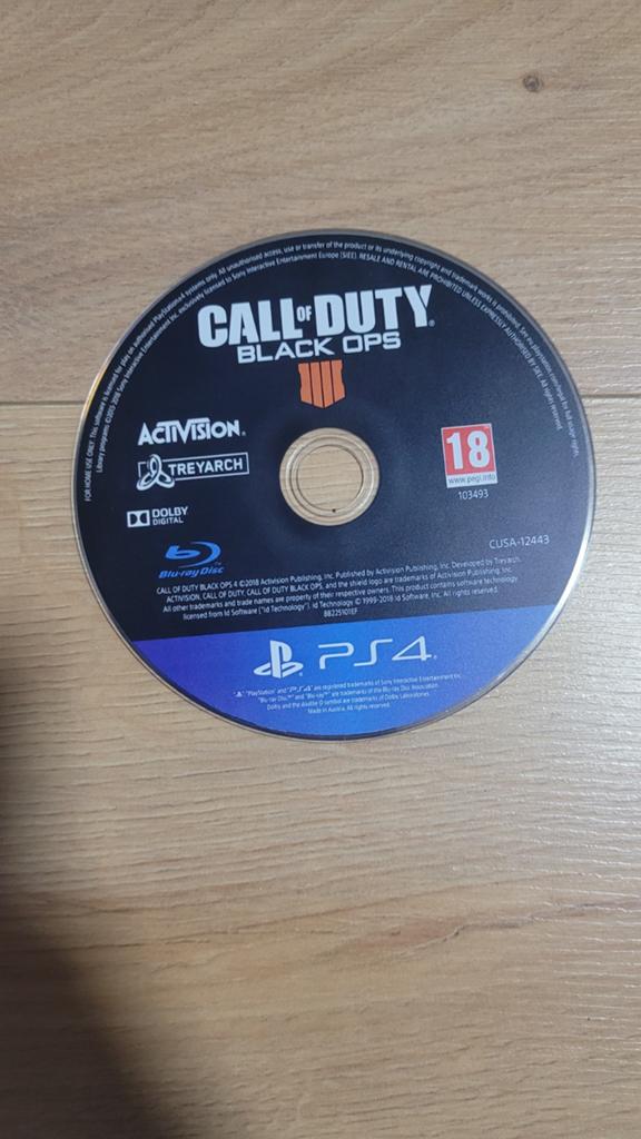 Call of Duty: Black Ops 4 - PS4 Game, Spelcomputers en Games, Ophalen, Online, Shooter, Zo goed als nieuw
