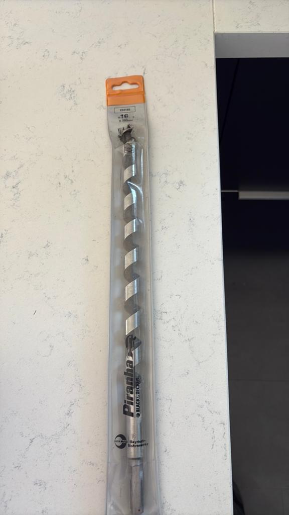 Azobe boor 16 mm 380 mm lang, Ophalen of Verzenden, Zo goed als nieuw, Overige typen