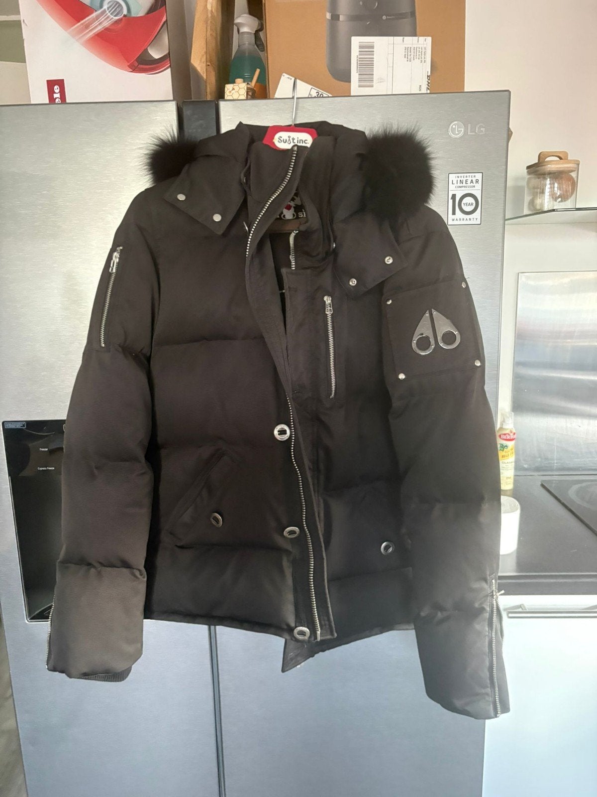 Moose Knuckles Jas Maat L - Origineel en Topkwaliteit, Kleding | Heren, Maat 52/54 (L), Zwart, Ophalen of Verzenden, Zo goed als nieuw