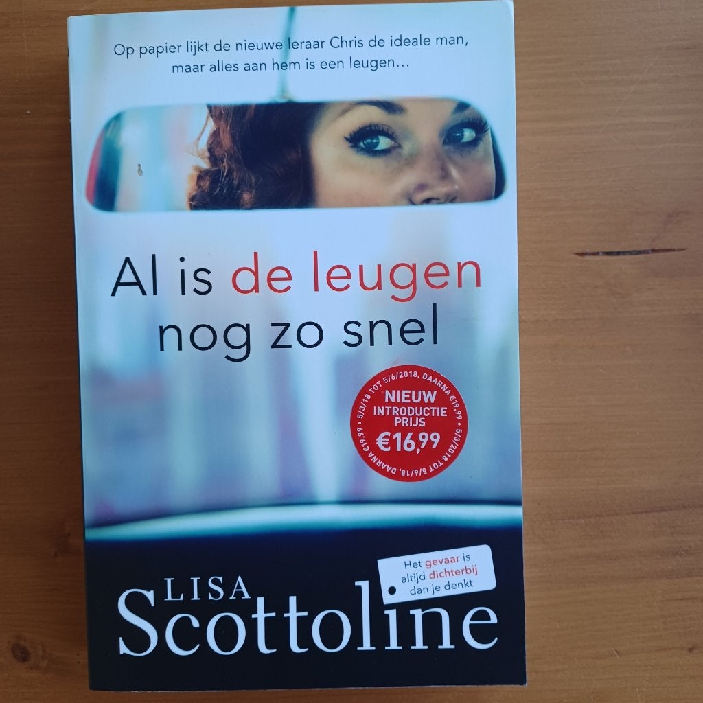 Al is de leugen nog zo snel, Ophalen of Verzenden, Gelezen, Lisa Scottoline, Amerika
