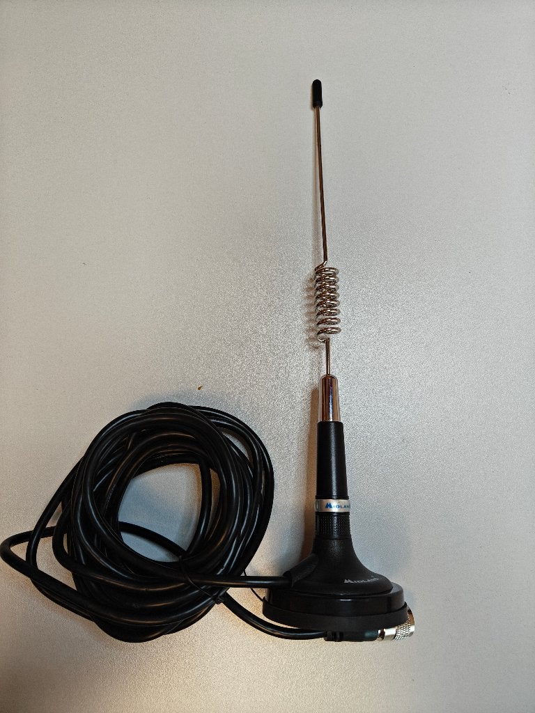 Midland LC-29 CB 27mc magneetvoetantenne 34cm, Ophalen of Verzenden, Nieuw, Antenne