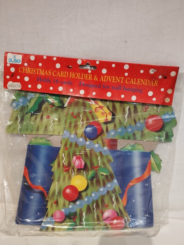 Kerstmis kaarthouder en advent kalender, Diversen, Niet bekend, Niet bekend, Nieuw, Ophalen of Verzenden