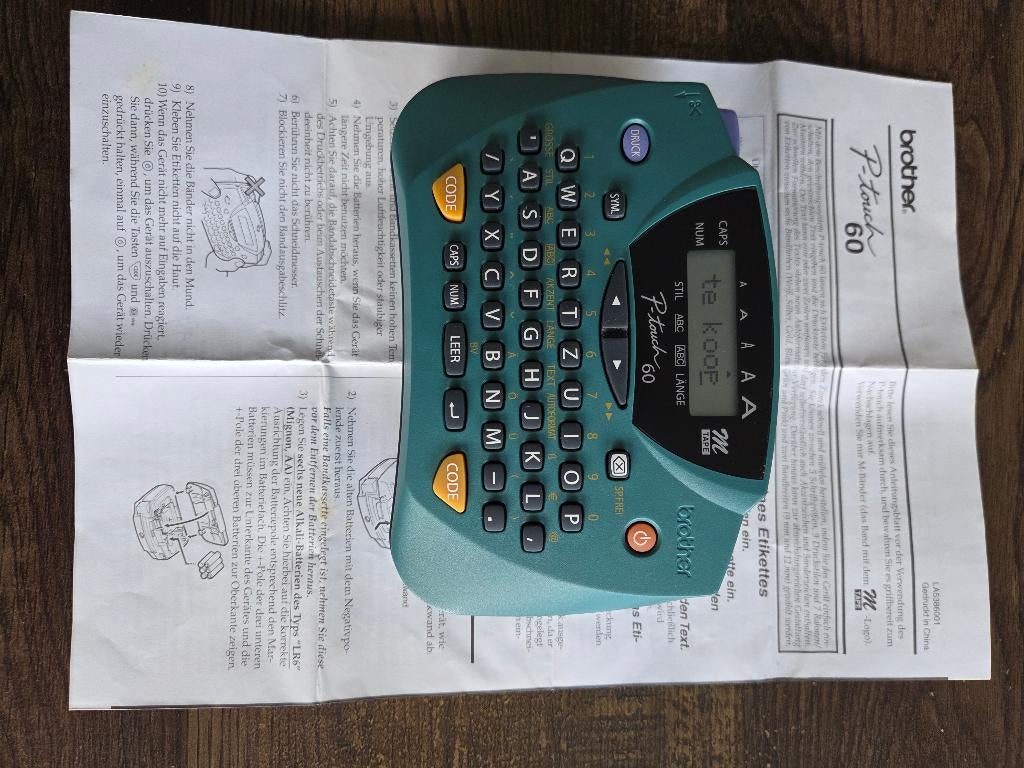 label printer, Ophalen of Verzenden, Zo goed als nieuw, Tape-label, Brother
