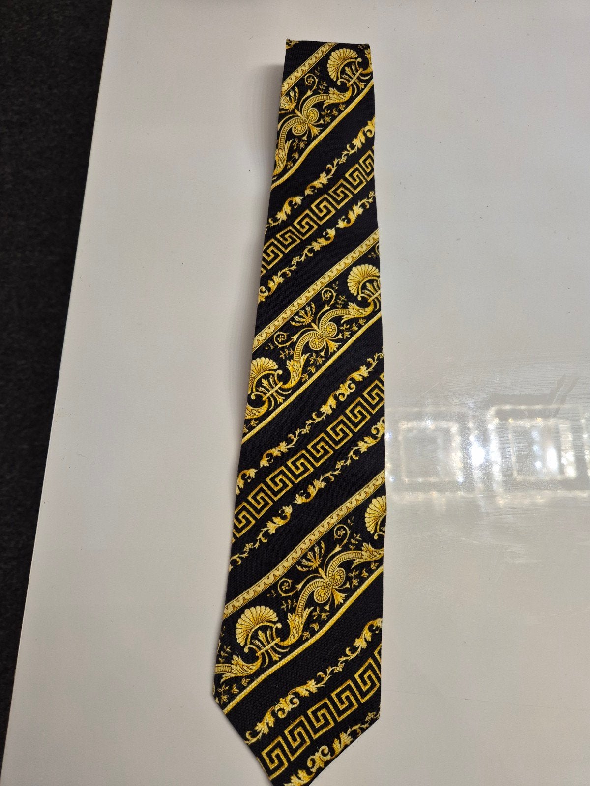stropdassen van versace, Kleding | Heren, Overige kleuren, Nieuw, Ophalen of Verzenden, Met patroon
