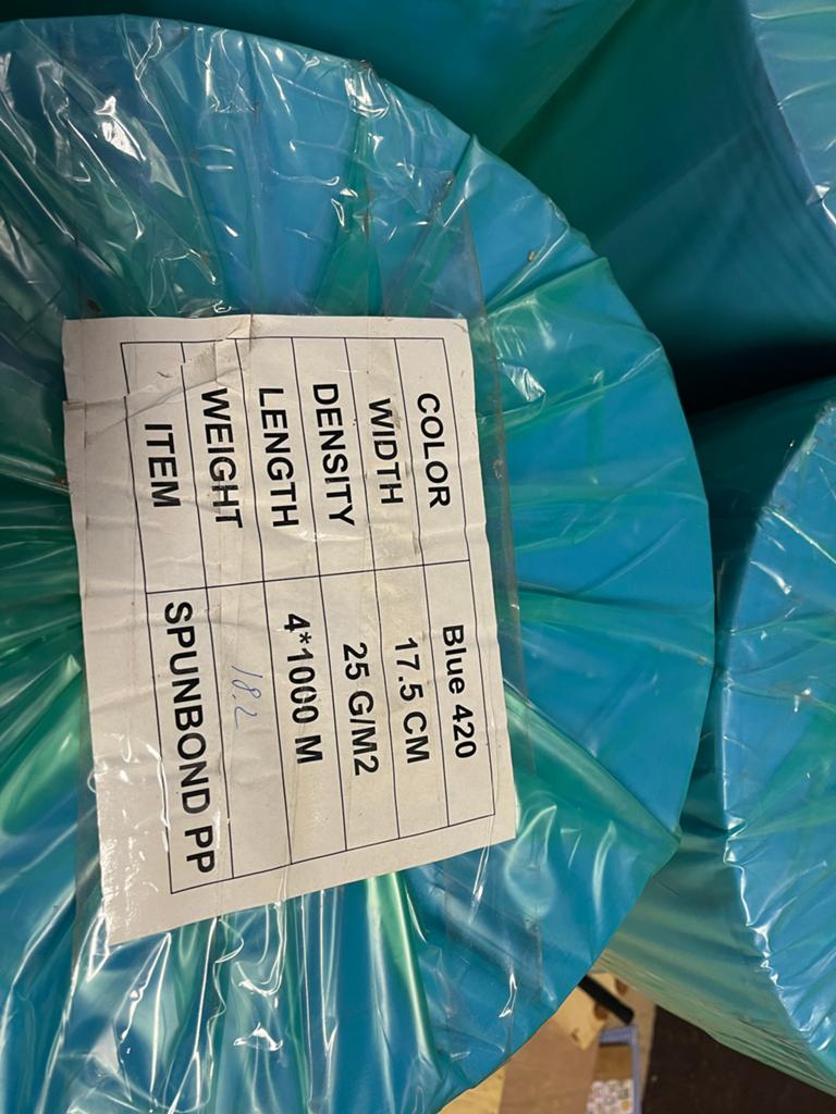 Kost écht weinig! Spunbond PP filter stof 17,5 en 19,5 cm, Overige materialen, Blauw, Ophalen of Verzenden, Minder dan 30 cm