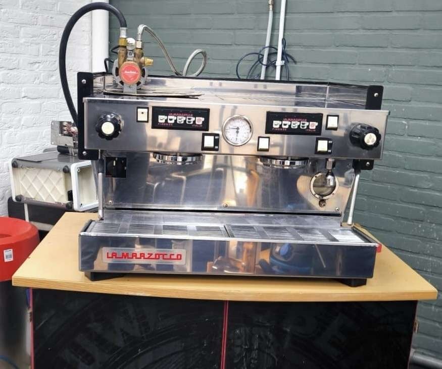 La Marzocco linea classic 2 groep, Espresso apparaat, Niet ingevuld, Ophalen of Verzenden, Zo goed als nieuw