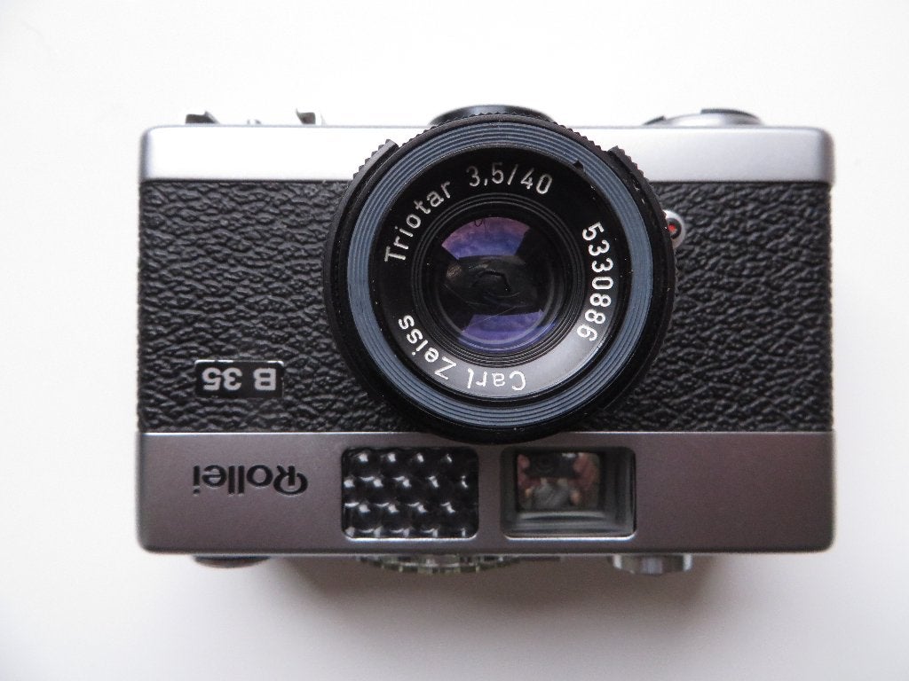 Rollei 35 + Rollei flitser, Ophalen of Verzenden, Gebruikt, Compact, Overige Merken