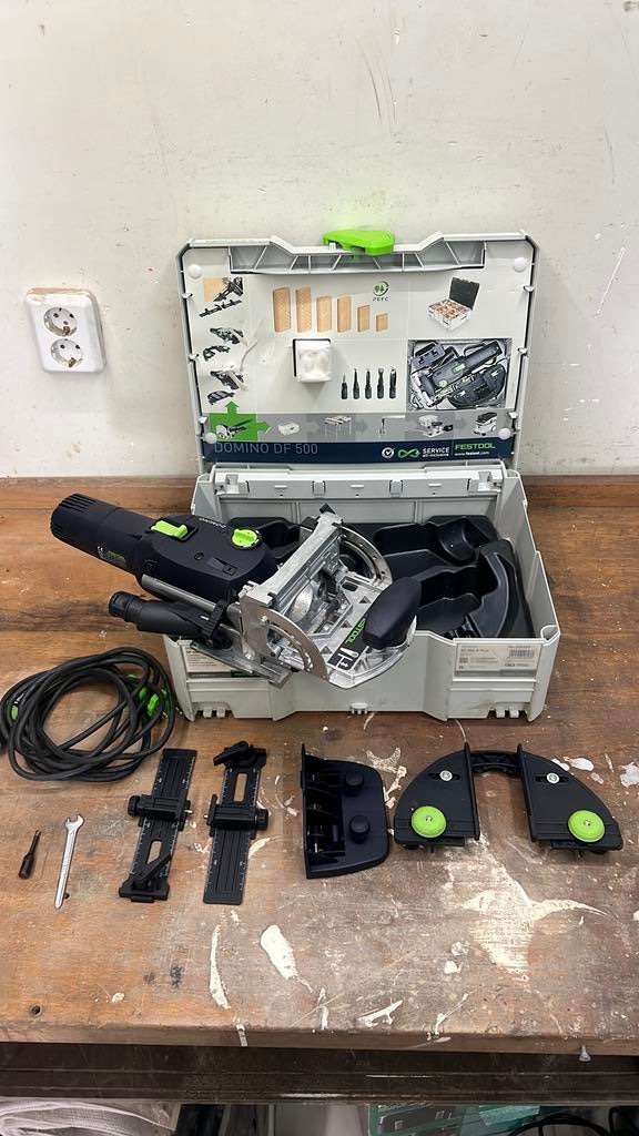 Festool df 500 domino set, Ophalen of Verzenden, Zo goed als nieuw