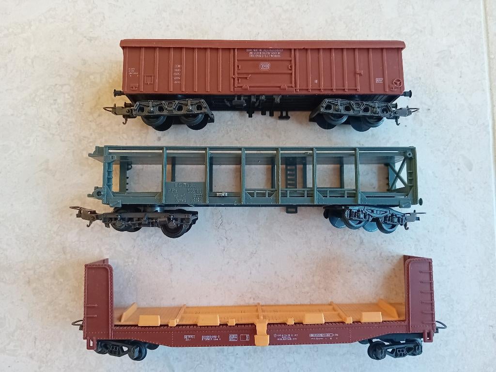 H0#496 Jouef goederenwagons., Ophalen of Verzenden, Gelijkstroom, Wagon, Jouef