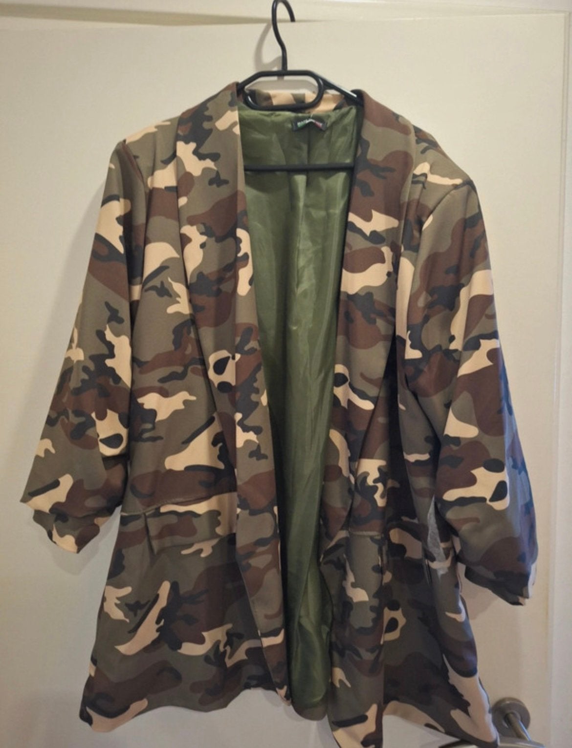 colbert legerprint, Kleding | Dames, Ophalen of Verzenden, Nieuw, Groen