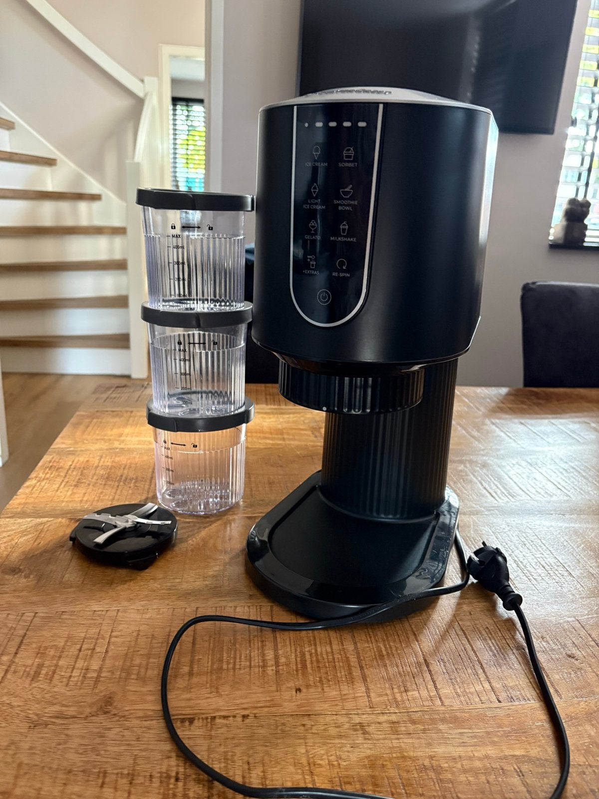 Silvercrest Freezy IJsmachine - maar 2 x gebruikt!, Ophalen, Nieuw