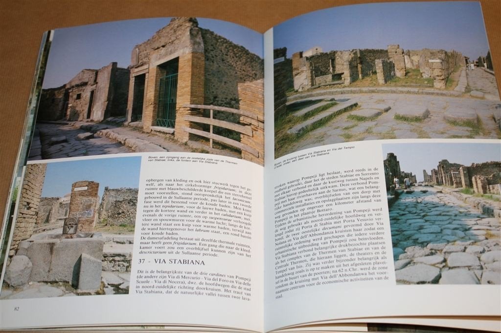 Kunst en geschiedenis van Pompeji. Reconstructies stad., Ophalen of Verzenden, Zo goed als nieuw, Europa