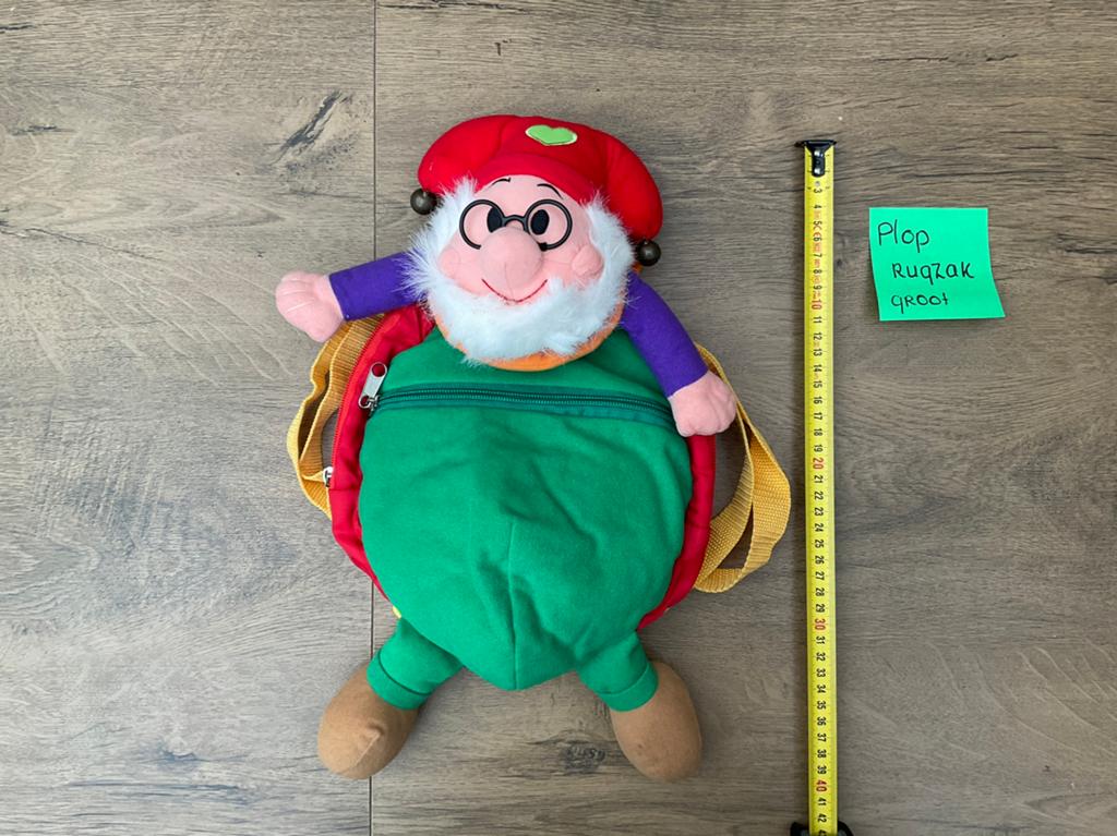 Nieuw zgan Kabouter Plop knuffel rugzak Studio 100, Ophalen, Overige figuren, Nieuw, Gebruiksvoorwerp