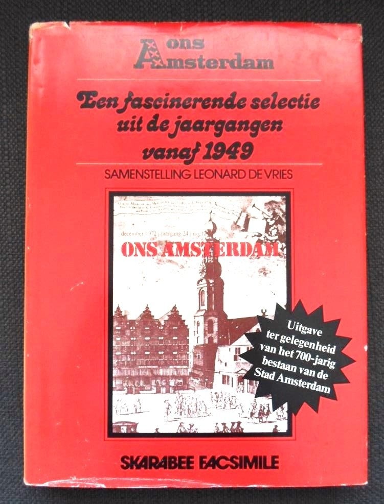 Ons Amsterdam - Leonard de Vries., Ophalen of Verzenden, Gelezen