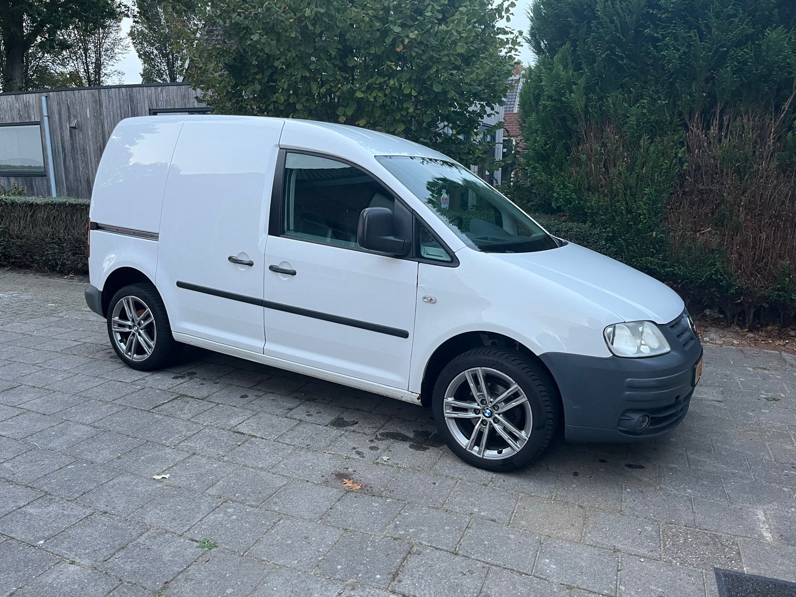 Volkswagen caddy 1.4 16v 2007 Wit grijs kenteken, Voorwielaandrijving, Stof, 4 cilinders, Wit
