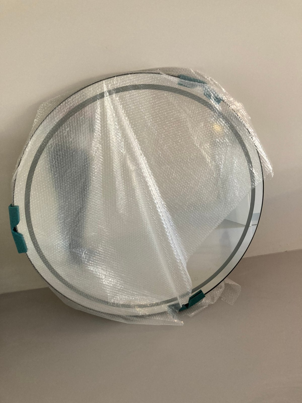 Badkamer spiegel rond 110cm, Ophalen, 100 tot 150 cm, Overige typen, Zo goed als nieuw
