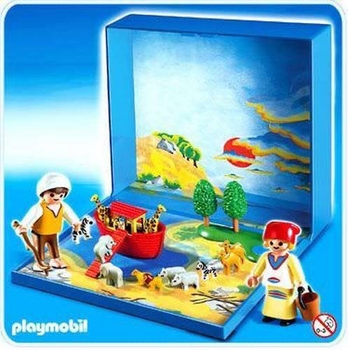 Playmobile micro wereld ark van Noach 4332, Ophalen, Complete set, Overige typen, Zo goed als nieuw