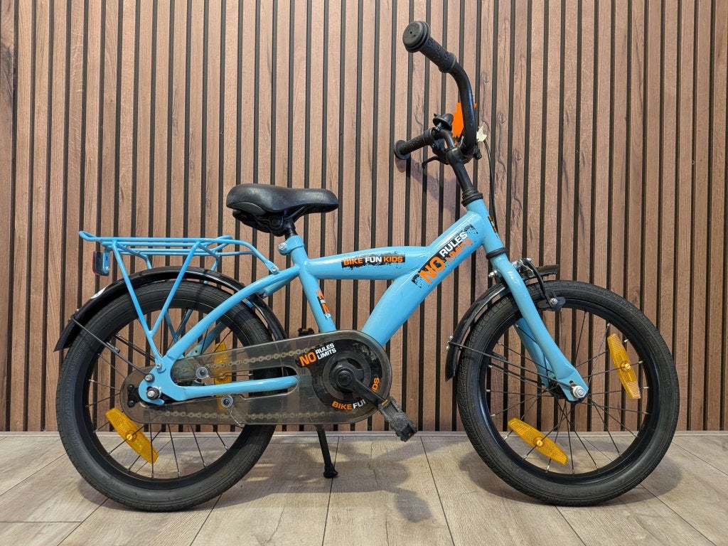 Bike Fun Kids No Rules no limits 16 inch jongensfiets, Terugtraprem, Bike fun kids, Gebruikt, Niet ingevuld