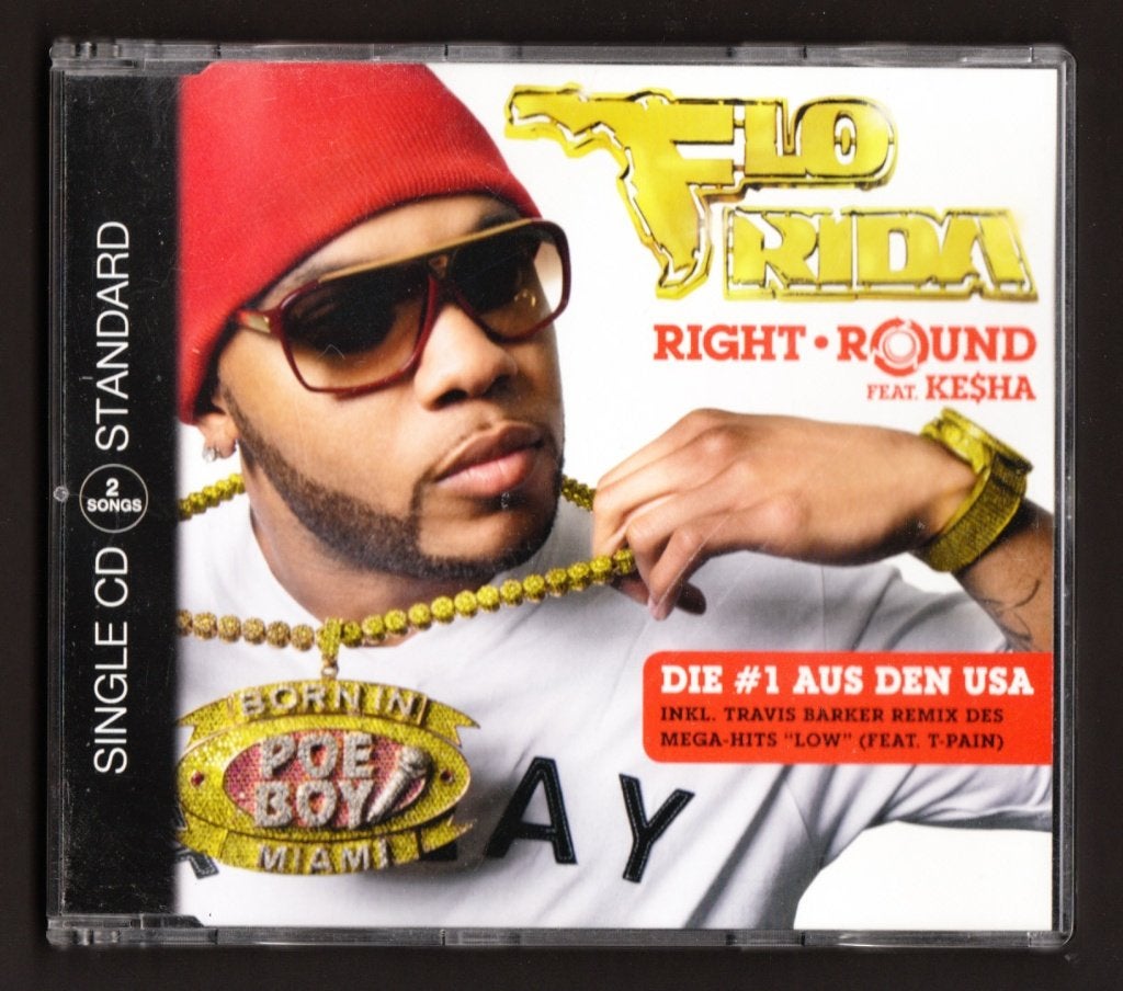 CD-single Flo Rida - Right Round feat Kesha, Ophalen of Verzenden, Gebruikt, Single