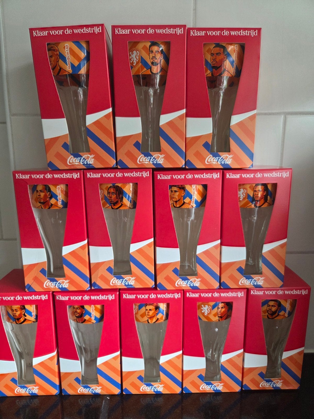 WK GLAZEN COMPLETE SET!, Verzamelen, Ophalen of Verzenden, Zo goed als nieuw
