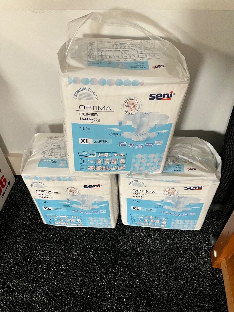 Seni optima super XL- 3 pakken, Diversen, Verpleegmiddelen, Ophalen of Verzenden, Nieuw