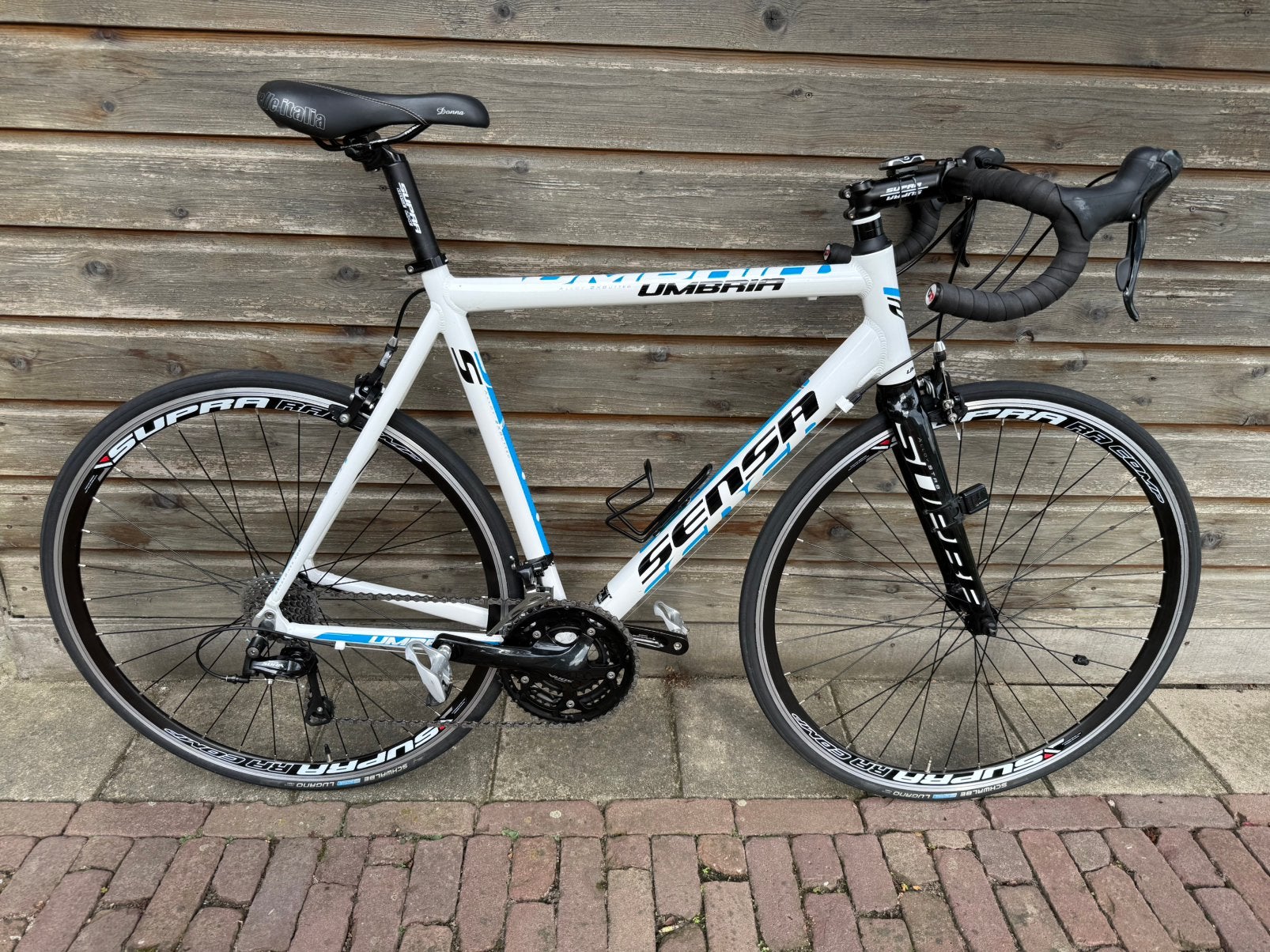 Sensa Umbria racefiets Shimano Sora maat 58, 28 inch, Aluminium, Zo goed als nieuw, 57 tot 61 cm
