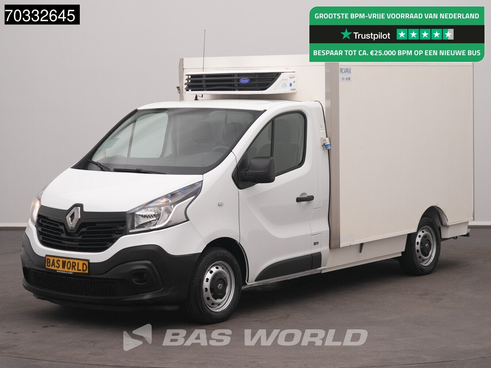 Renault Trafic 125PK Lamberet Koelwagen Carrier Xarios 350mt, Gebruikt, Euro 6, 4 cilinders, 2000 kg