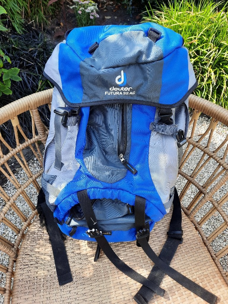 Deuter Futura 32 wandelrugzak blauw/grijs, Ophalen, Zo goed als nieuw, Rugzak