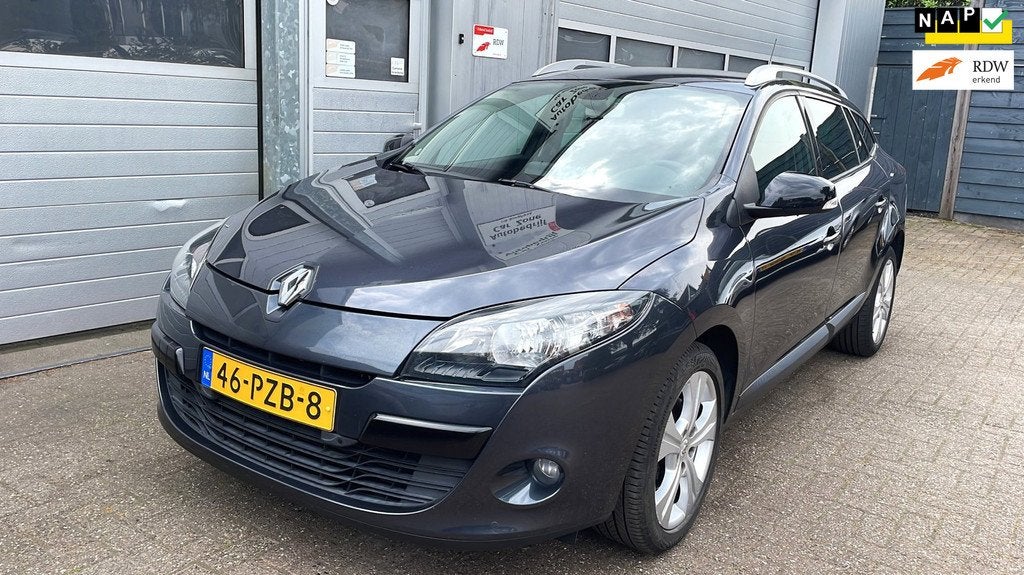 Renault Mégane Estate 1.4 TCe-Navi-Clima-Cruis-Velgen-Nw AP, Voorwielaandrijving, Euro 5, Gebruikt, Zwart