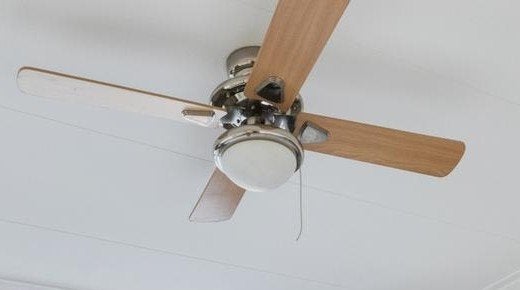 Plafondventilator met verlichting, Ophalen, 100 tot 150 cm, Minder dan 25 cm, Minder dan 100 cm