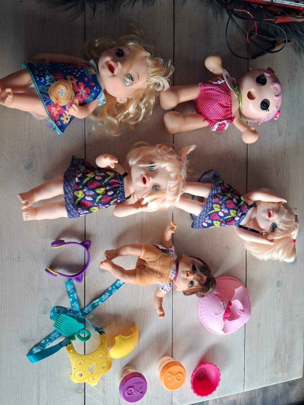 Baby Born en Lalaloopsy poppen met accessoires, Ophalen of Verzenden, Gebruikt, Babypop