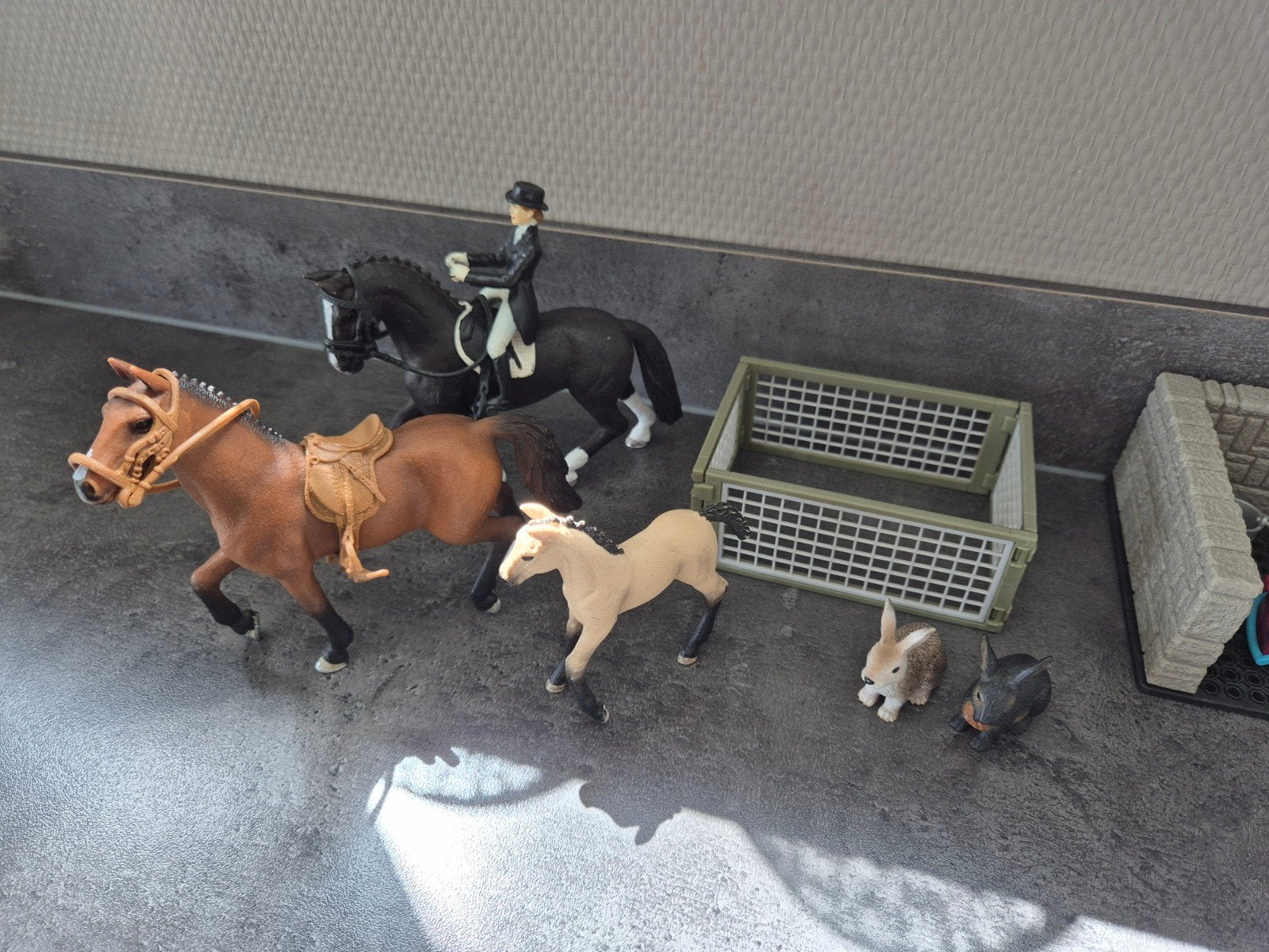 Schleich setje, Ophalen of Verzenden, Zo goed als nieuw, Jongen of Meisje
