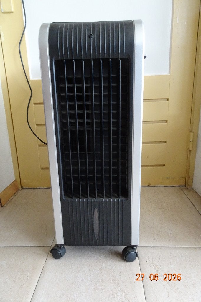 Verrijdbare ventilator, Witgoed en Apparatuur, Ventilatoren, Zo goed als nieuw, Vloerventilator, Ventilator met afstandsbediening