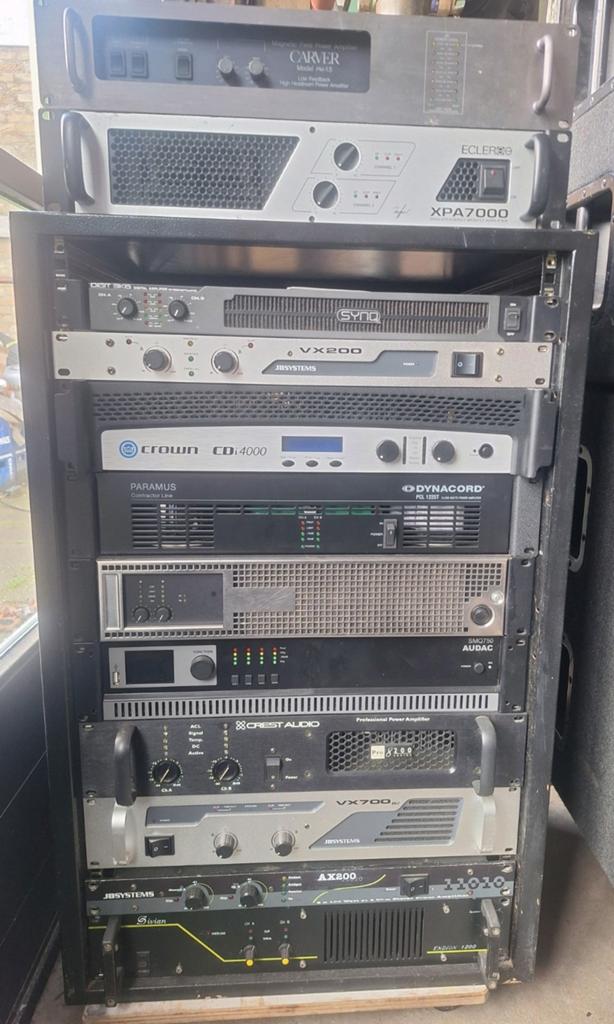 Proffesionele versterkers oa Camco, Crest ,Crown Audac, Ophalen