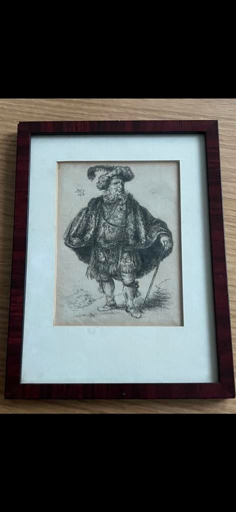 Rembrandt van Rijn The Persian, Antiek en Kunst, Ophalen of Verzenden