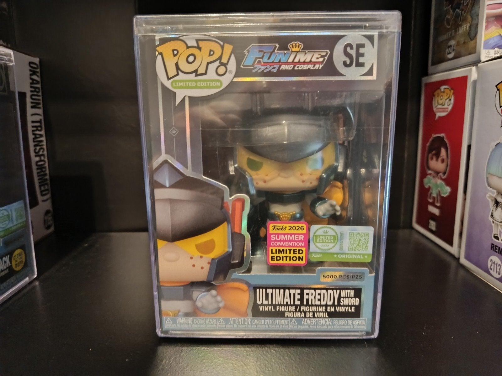 Ultimate Freddy with sword SE Funko Pop Convention Exclusive, Ophalen of Verzenden, Nieuw