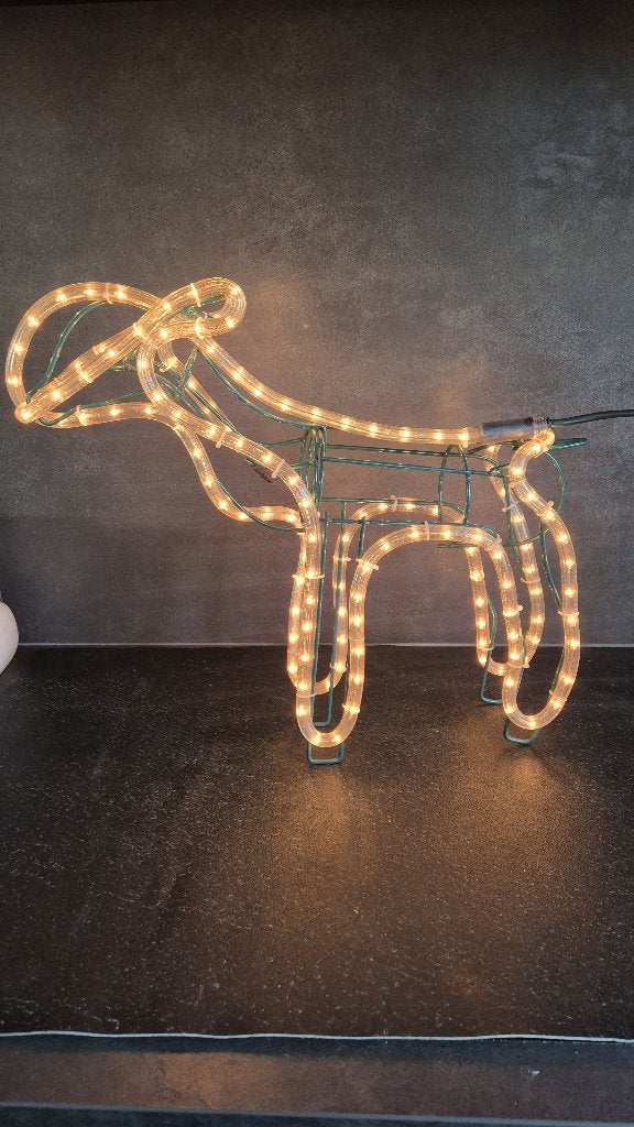 Kerstverlichting Rendier, met lichtslang voor buiten. S47, Tweedehands verkoop, Tweedehands verkoop, Gebruikt, Ophalen of Verzenden