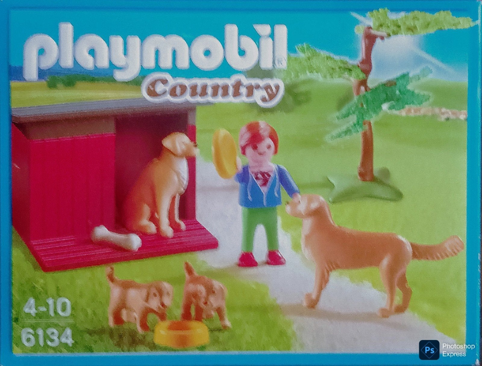 Country Golden Retrievers Met Puppy's 6134, Ophalen of Verzenden, Gebruikt, Complete set
