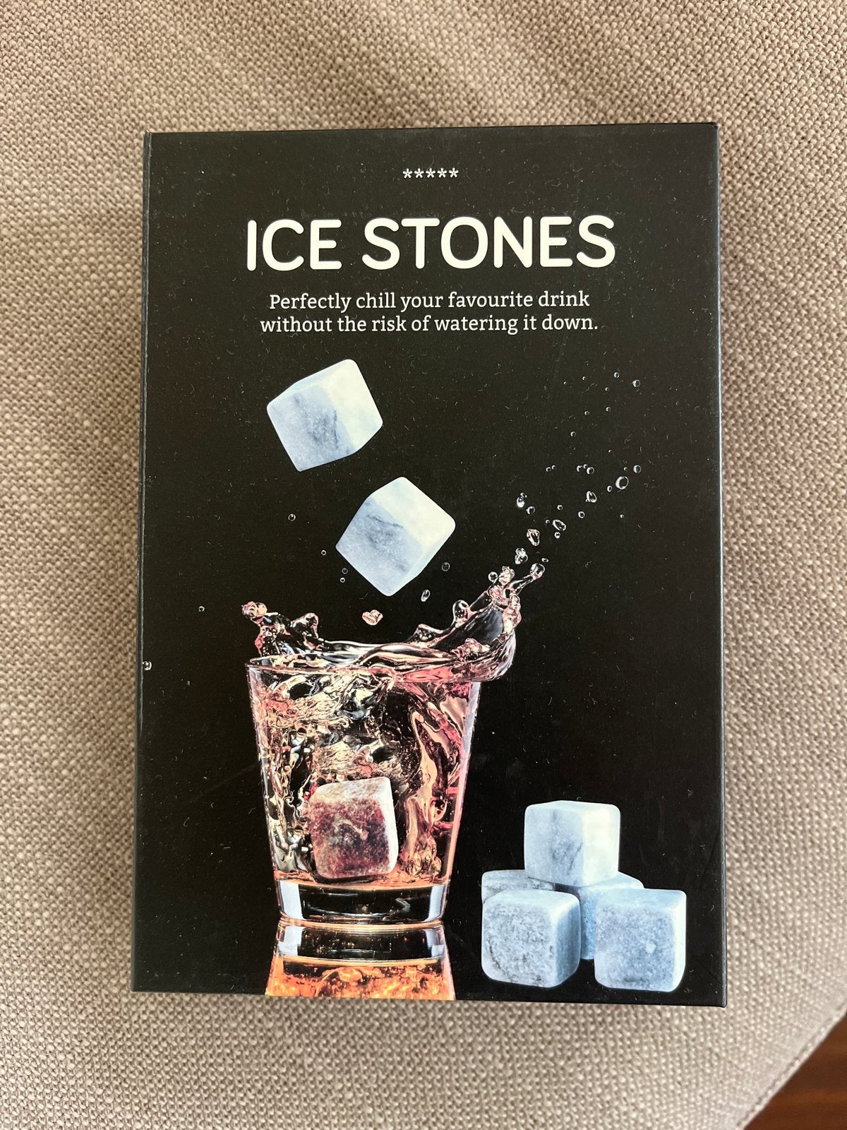 Nieuwe Ice Stones - Set van 9 Soapstone Koelblokjes, Overige typen, Nieuw, Ophalen of Verzenden, Steen/keramiek