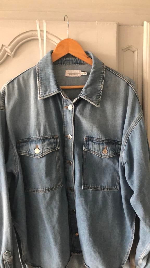 Denim blouse OTHER STORIES Large, Ophalen of Verzenden, Zo goed als nieuw, Maat 38/40 (M), Blauw