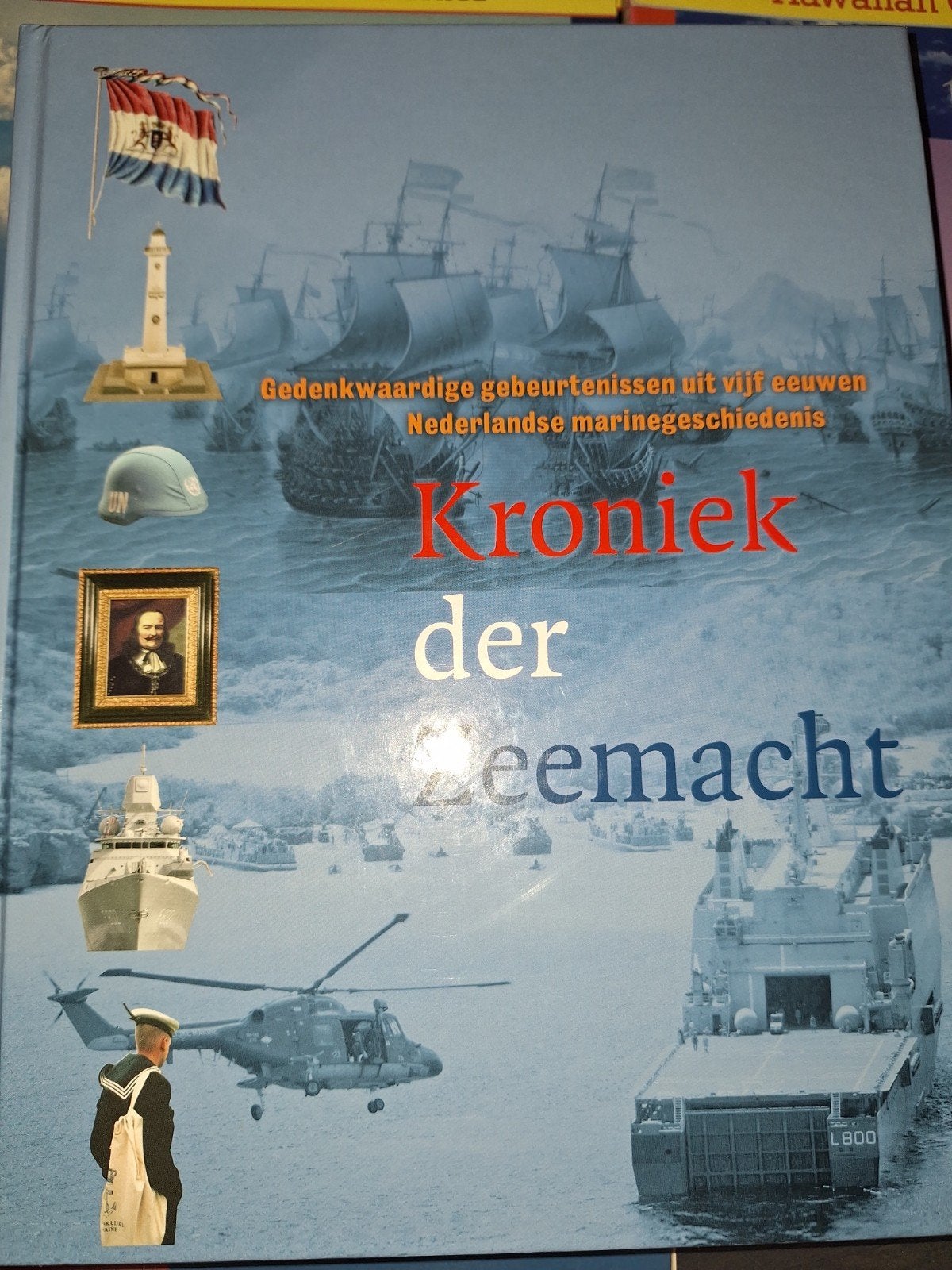 Kroniek der zeemacht geschiedenis Koninklijke Marine, Verzenden, Marine, Nederland, Boek of Tijdschrift