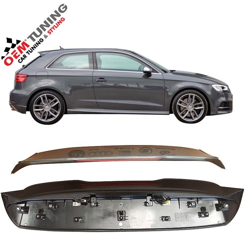AUDI A3 S3 8V Sline Dakspoiler Hatchback | FX7R Monsoon Grey, Ophalen of Verzenden