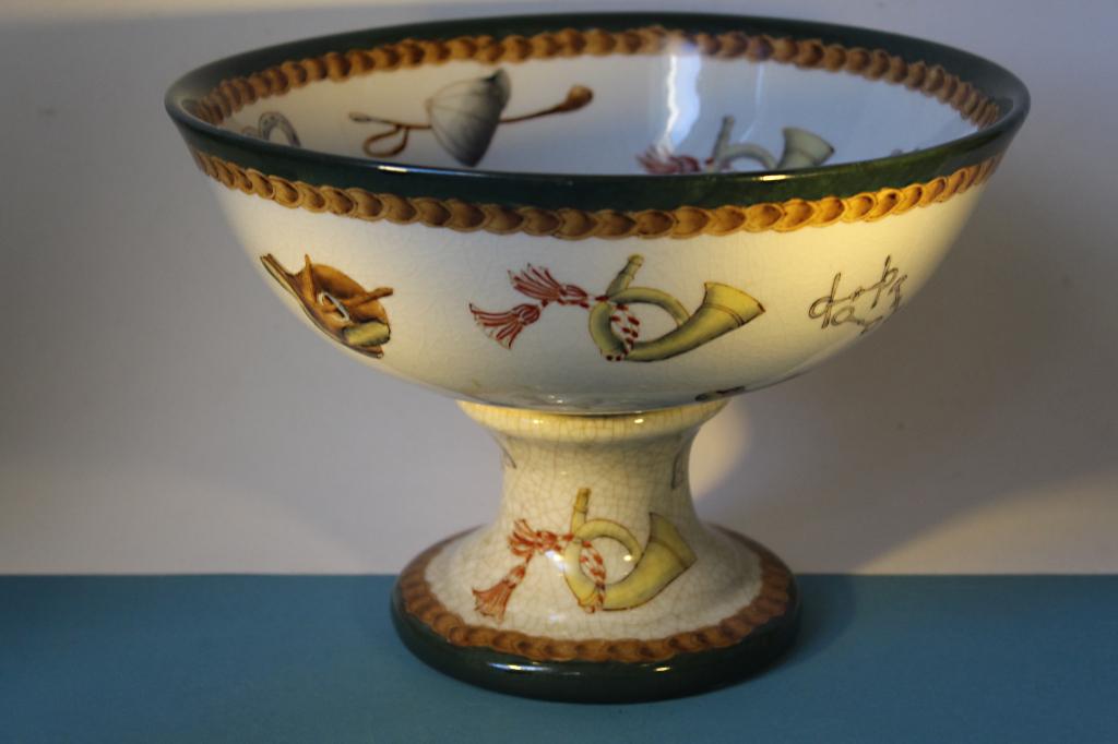 Wonglee Tazza Fruitschaal Engels Country hippisch decor, Ophalen of Verzenden