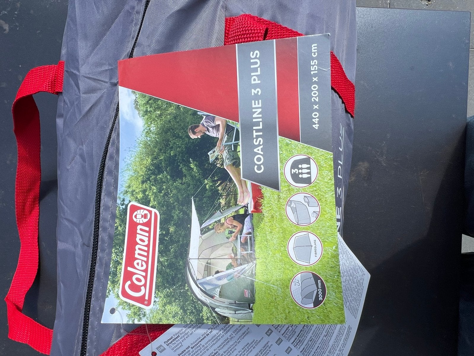 Coleman Coastline 3 Plus tent - Nieuw, Ophalen of Verzenden, Nieuw, Tot en met 3